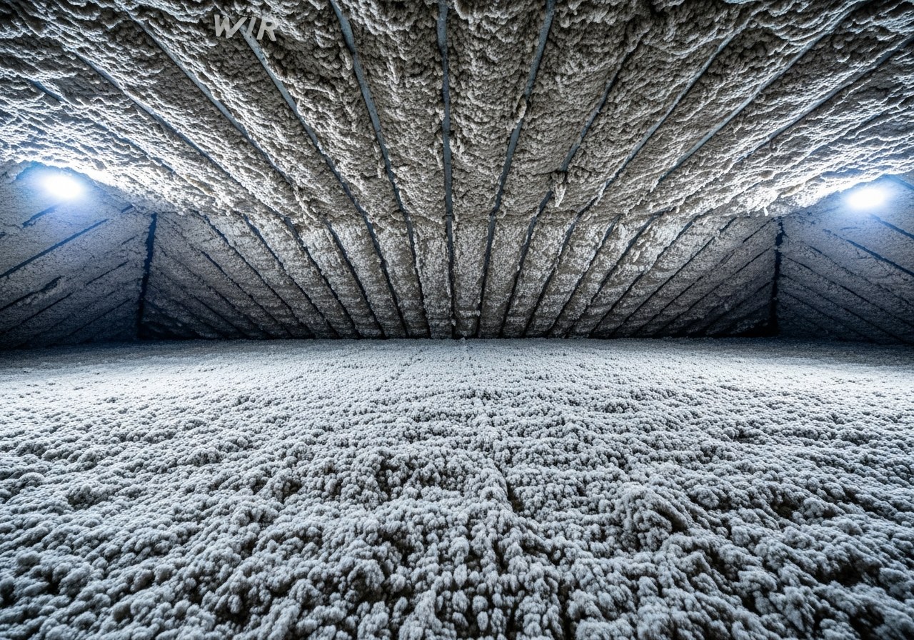Blown-in insulation installed in attic — Frisco, TX
